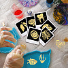 9Pcs 9 Styles Nickel Decoration Stickers DIY-WH0450-049-3