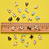 Alloy Enamel Charms ENAM-S125-001B-NR-2