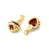 Brass Micro Pave Cubic Zirconia Pendants KK-F900-03G-2