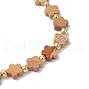 Natural Picture Jasper Beads Stretch Bracelets for Women BJEW-JB11768-06-4