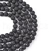 Natural Lava Rock Beads Strands G434-1A-2