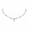 Summer Beach 304 Stainless Steel Pendant Necklaces for Women NJEW-JN05241-02-2
