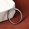 Brass Micro Pave Cubic Zirconia Finger Rings for Women FS-WG59B22-14-2