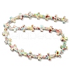 Baking Paint Synthetic Turquoise Beads Strands G-H060-01E-3