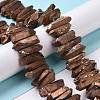 Natural Quartz Crystal Points Beads Strands G-K181-B30-4