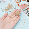 Beebeecraft 200Pcs Brass Crimp Beads Covers FIND-BBC0003-64-3