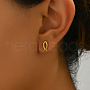 3 Pairs Stylish Stainless Steel Fish & X-Shaped & Dolphin Stud Earrings EN4895-4