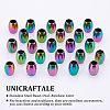 Unicraftale 60Pcs Ion Plating(IP) 304 Stainless Steel Bead STAS-UN0038-98-5