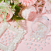 HOBBIESAY 100Pcs Spray Painted Glass Beads GLAA-HY0001-40-4