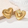 304 Stainless Steel Stud Earrings EJEW-V016-02G-01-2
