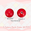 ARRICRAFT 100Pcs 5 Style Transparent & Opaque Acrylic Beads MACR-AR0001-16-2