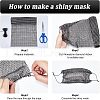 Plastic Mesh Rhinestone Trimming DIY-WH0308-118-4