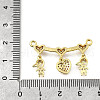 Brass Micro Pave Cubic Zirconia Pendants KK-Q066-15C-G-3