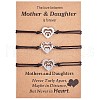 3Pcs 3 Style 430 Stainless Steel Heart Link Bracelets Set JB726A-1