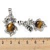 Natural & Synthetic Mixed Gemstone Pendants G-G111-01P-4