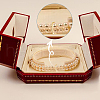 GOMAKERER 2Pcs Platinum Plated 925 Sterling Silver Rhinestone Twister Clasps FIND-GO0002-57-7