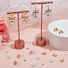 Beebeecraft Brass Ear Stud Findings KK-BBC0015-27-4