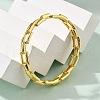 Brass Micro Pave Clear Cubic Zirconia Bangles BJEW-S168-01G-3