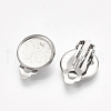 Tarnish Resistant 201 Stainless Steel Clip-on Earring Findings X-STAS-S079-81D-1
