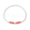Glass Seed Beads Stretch  Bracelets for Women BJEW-MZ00153-06-2