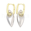 Horse Eye Brass Hoop Earrings for Women EJEW-U057-06D-04GP-4