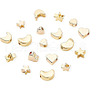 BENECREAT 48Pcs Brass Beads KK-BC0007-24-4