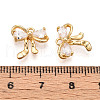 Brass Micro Pave Cubic Zirconia Charms KK-N261-92B-G-3