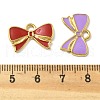 304 Stainless Steel Enamel Pendants STAS-D369-24G-3