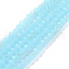 Electroplate Glass Beads Strands EGLA-A034-J4mm-L06-1