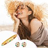 AHADERMAKER 40Pcs 10 Styles Natural Mixed Gemstone Cabochons G-GA0001-69-5