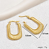 304 Stainless Steel Hoop Earrings for Women EA4595-3
