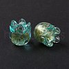 Handmade Gold Foil Lampwork Glass Beads X1-LAMP-G158-02C-4