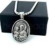 Stainless Steel Saint Joseph and Baby Jesus Pendant Necklaces for Men VJ3580-4