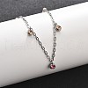 304 Stainless Steel Rhinestone Bracelets BJEW-Q038-10P-3