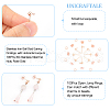 Unicraftale 100Pcs Iron Ball Stud Earring Findings KK-UN0001-34-5