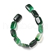 Natural Banded Agate Beads Strands G-K392-B09-13x18mm-3