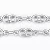 Tarnish Resistant 304 Stainless Steel Infinity Link Chains CHS-H009-19P-1