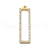 304 Stainless Steel Crystal Rhinestone Pendants STAS-R155-070G-1