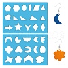 Acrylic Earring Handwork Template DIY-WH0359-087-1