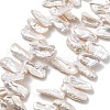 Natural Baroque Keshi Pearl Beads Strands PEAR-P064-02G-03C-2