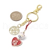 Alloy Enamel Chinese Character Fu Keychain KEYC-JKC00792-3