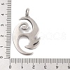 Tarnish Resistant 304 Stainless Steel Pendants STAS-C015-97-3