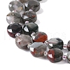 Natural African Bloodstone Beads Strands G-N342-12-4