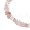 Natural Mixed Gemstone Chip Beaded Bracelets for Women BJEW-JB11742-5