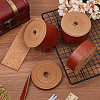 2M Flat AB Grade Cowhide Leather Cord AJEW-WH0479-73D-04-4