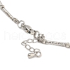 Rack Plating Brass Bib Necklaces for Women NJEW-C059-09G-05-3