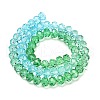 Transparent Painted Glass Beads Strands X1-DGLA-A034-T8mm-A17-5