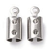 Tarnish Resistant 304 Stainless Steel Cord Ends STAS-H124-11P-1