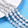 Natural Cultured Freshwater Pearl Beads Strands PEAR-N014-09B-1
