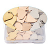 304 Stainless Steel Charms STAS-BT0001-03-3